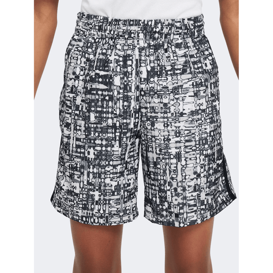 Nike Multi Boys Training Short Grey/Black - Medaid