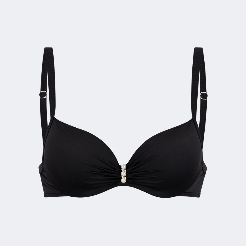 Top Ten Stylish Women Beach Bandeau Bra Black - Medaid International