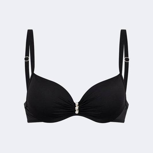 Top Ten Stylish Women Beach Bandeau Bra Black - Medaid International