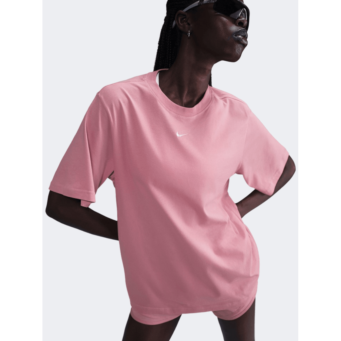 Nike Sportswear Essential Lbr Women Lifestyle T-Shirt Elemental Pink - Medaid