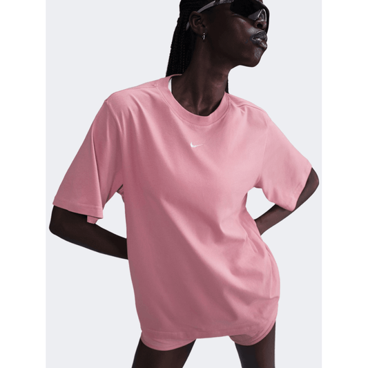 Nike Sportswear Essential Lbr Women Lifestyle T-Shirt Elemental Pink - Medaid