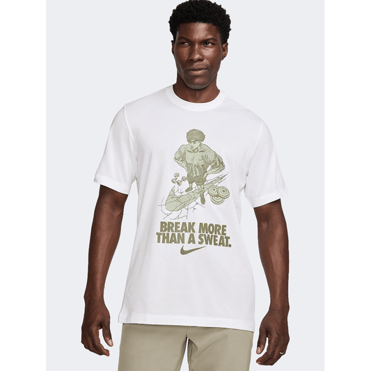 Nike Dri-Fit Men Training T-Shirt White - Medaid