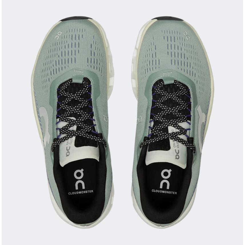 On Cloudmonster 2 Women Running Shoes Mineral/Aloe - Medaid International