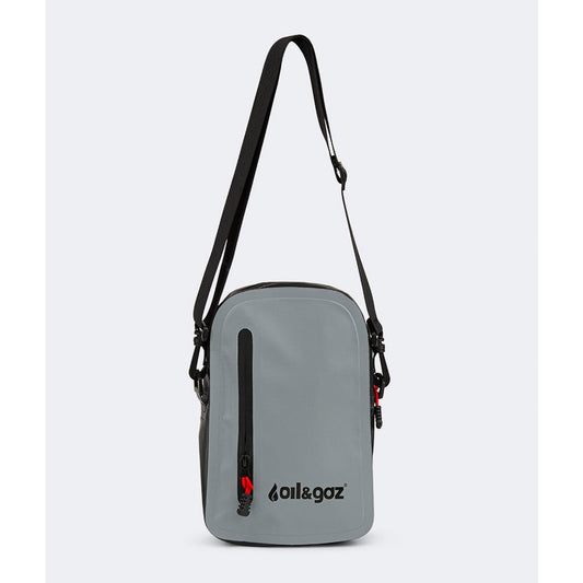 Oil And Gaz Durable Unisex Lifestyle Water Proof Cross Bag Grey/Red - Medaid