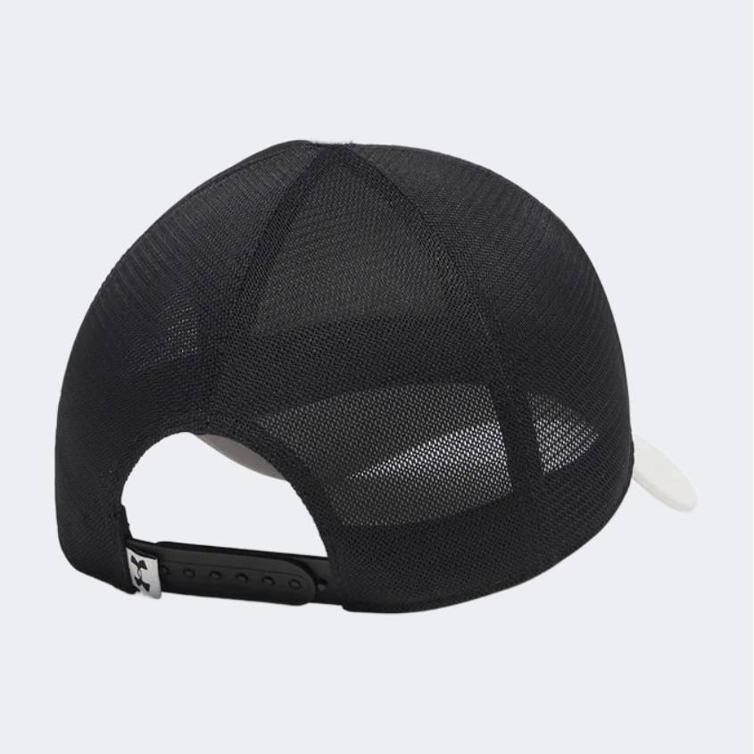 Under Armour Rock Trucker Men Training Cap White Clay/Black - Medaid International