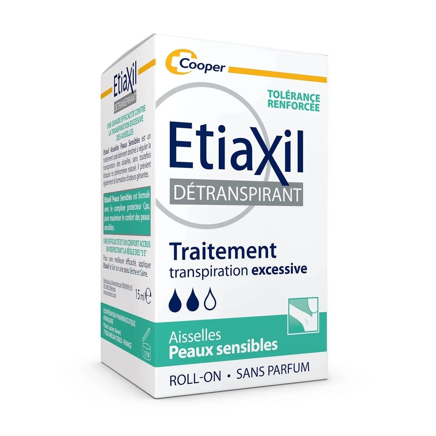 Etiaxil De-Transpirant Roll-On Sensitive Skin - Medaid