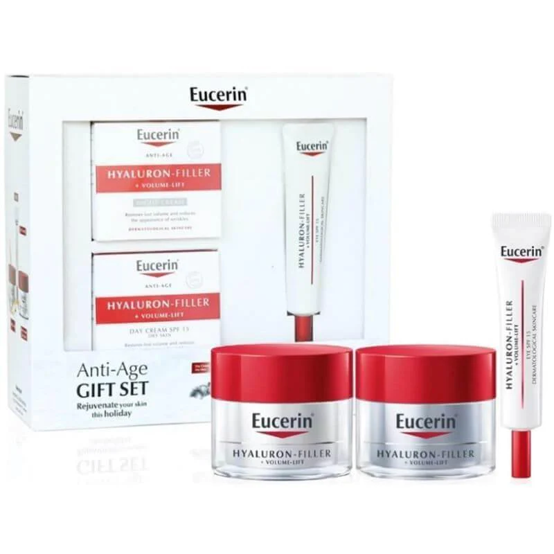 EUCERIN Hyaluron-Filler + Volume Lift Day Cream SPF15 for Normal to Combination Skin (Bundle) - Medaid