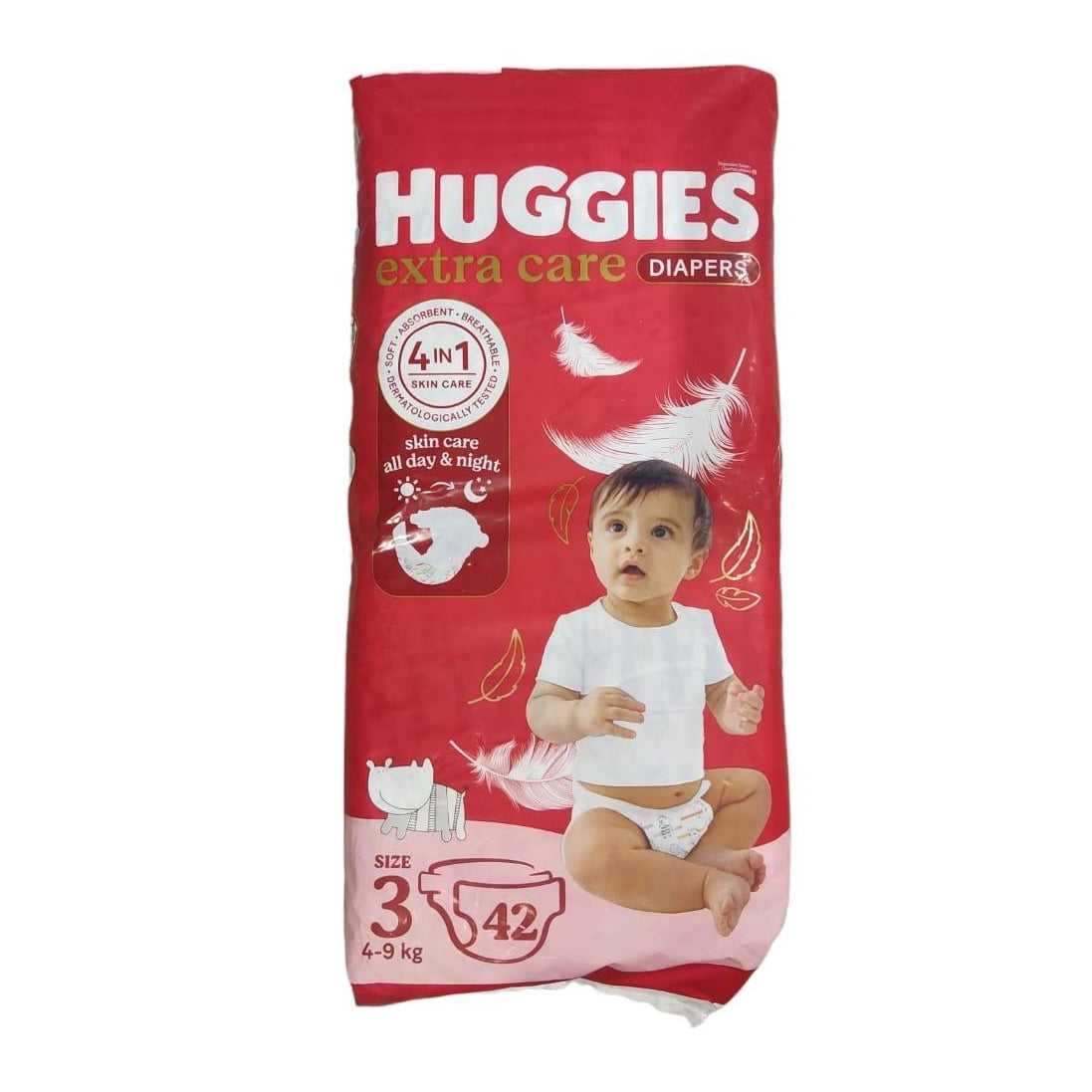 Huggies N.3 (4-9Kg) 42 Pieces - Medaid