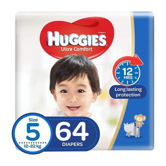 Huggies  N.5 (12-22Kg) 64Pieces - Medaid