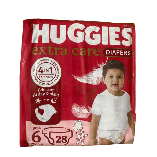 Huggies  N.6 (15+Kg) 28Pieces - Medaid