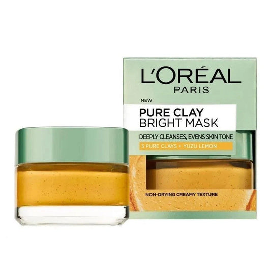 L'Oréal Pure Clay Clarify&Smooth Face Mask Yellow - Medaid