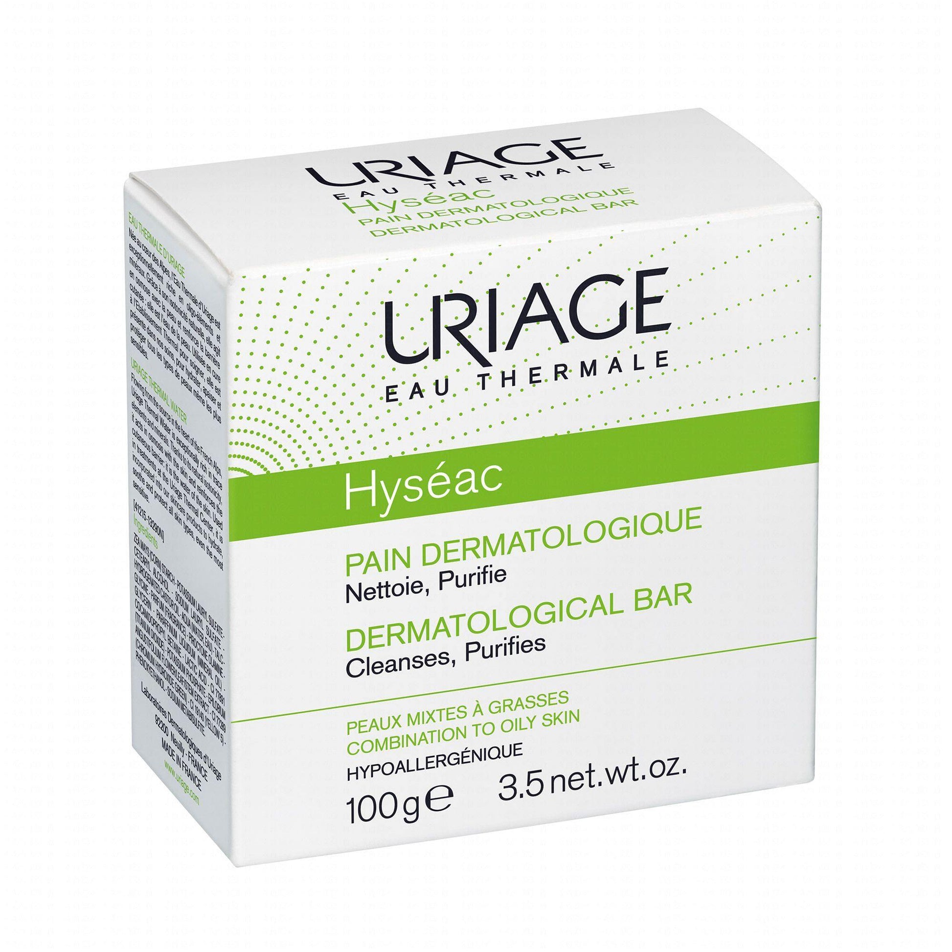 Uriage Hyseac Dermatological Bar - Medaid