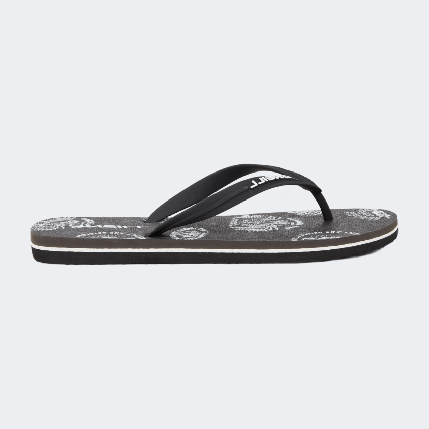 Oneill Profile Graphic Men Beach Slippers Black - Medaid International