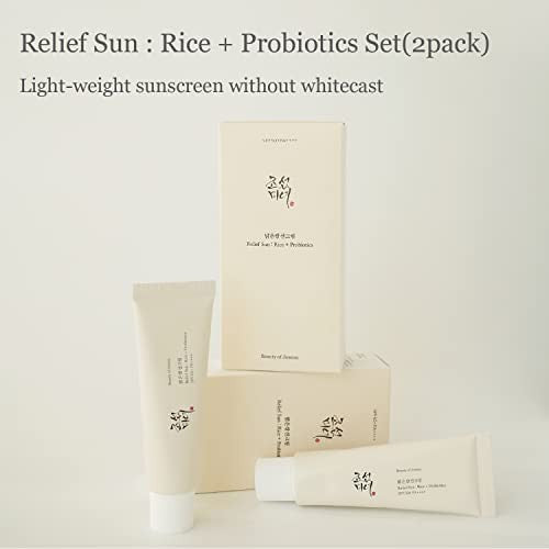 Double-Pack Beauty of Joseon Relief Sun Rice + Probiotics (50ml x 2) Organic sunscreen - Medaid