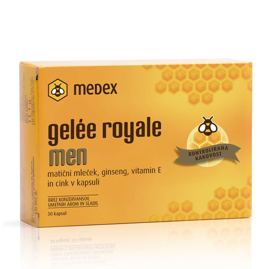 Medex Gelée royale Men 30 Capsules - Medaid
