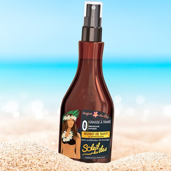 Soleil Des Îles Huile Seche Bronzage Intense Parfum Des Îles SPF 0 - 150 ml - Medaid