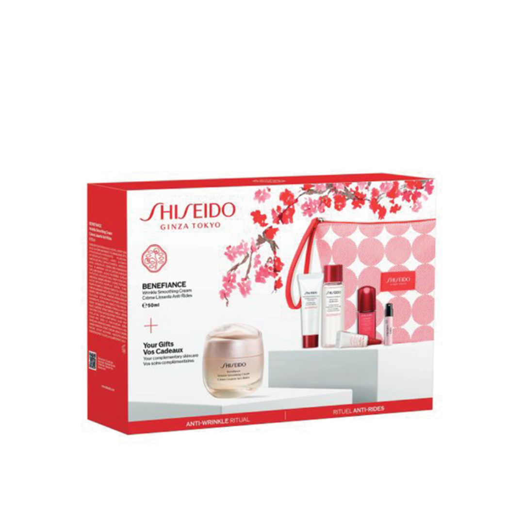 Shiseido Benefiance Wrinkle Smoothing Cream Set - Medaid