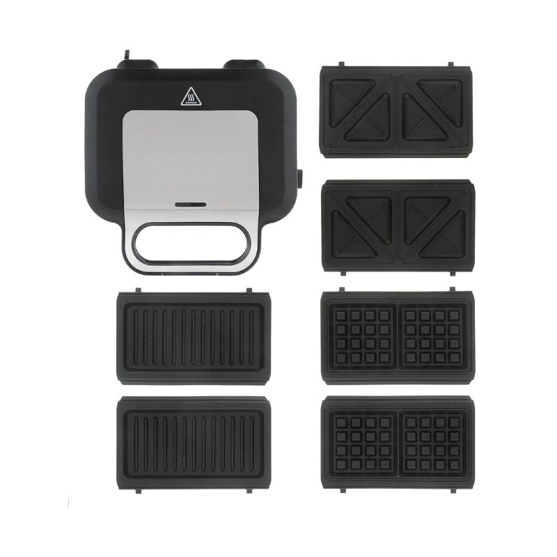 Russell Hobbs Multifunctional 3-in-1 Sandwich Maker, Waffle Iron, Contact Grill - Medaid