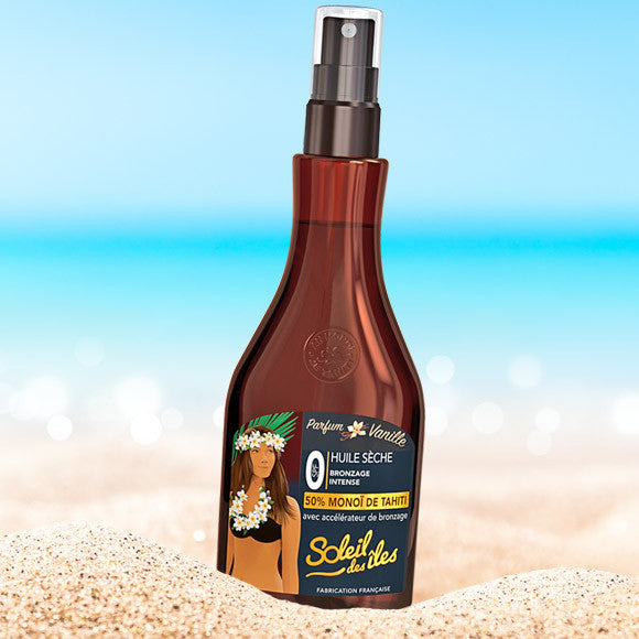 Soleil Des Îles Huile Seche Vanille SPF 0 - 150 ml - Medaid