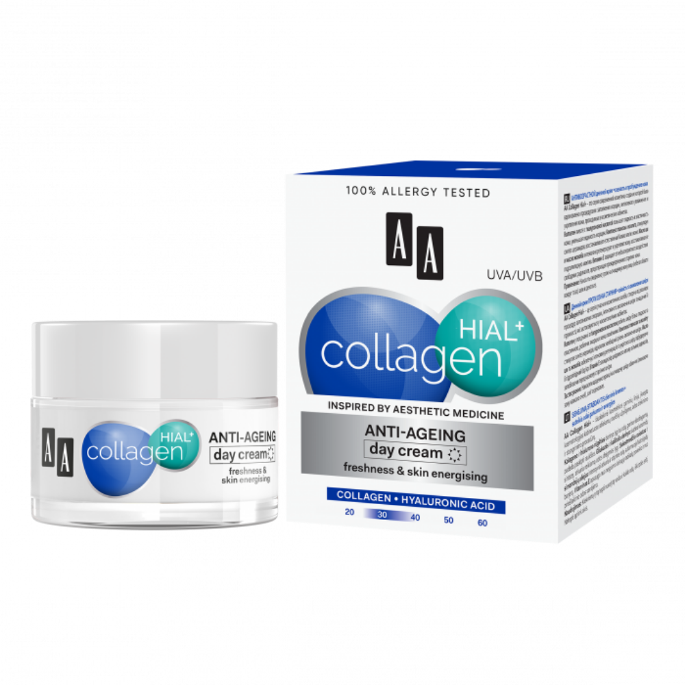AA Collagen Hial+ Anti-Aging Day Cream - 50 ml - Medaid