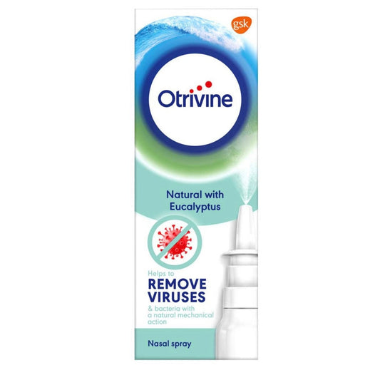Otrivine - Natural with Eucalyptus Nasal Spray 20ml [Imported] - Medaid