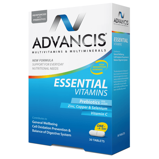 Advancis Essential Vitamins Prebiotics Zinc Copper Selenium & Vitamin C - Medaid