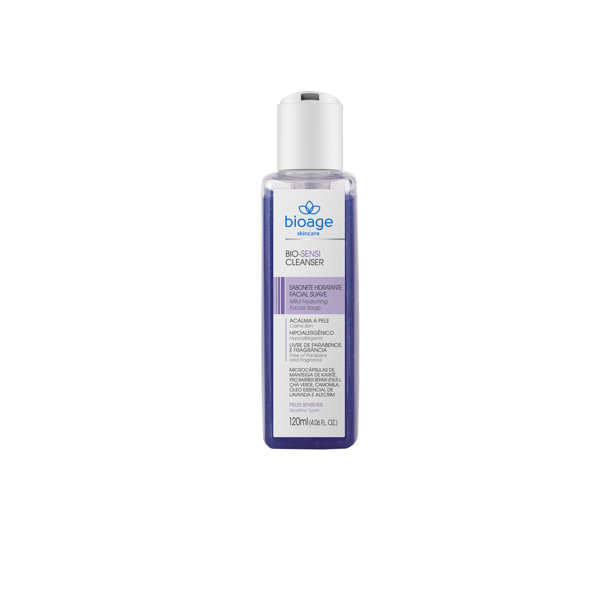 Bioage Cleanser for Sensitive Skin - Bio-Sensi Mild Hydrating Facial Soap - Medaid - Lebanon