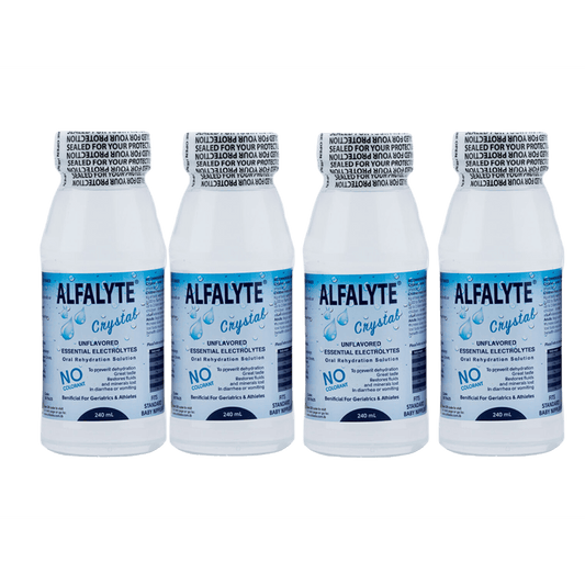 Alfalyte 4-Pack Oral Rehydration Solution - Crystal (Unflavored) - - Medaid - Lebanon