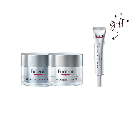 Eucerin Anti Age Hyaluron filler & 3x Effect Bundle Dry Skin - Medaid