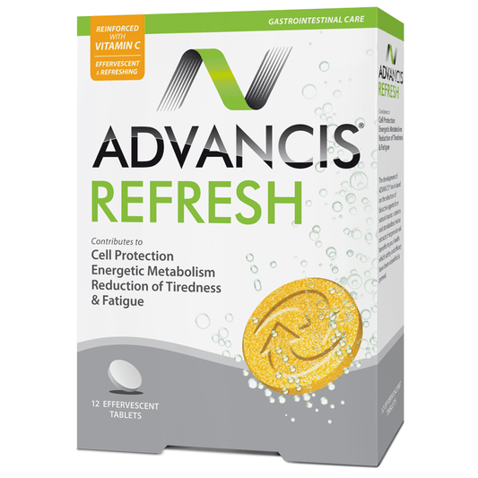 Advancis Refresh Effervescent Tablets for Detox & Energy - 12 tabs - Medaid