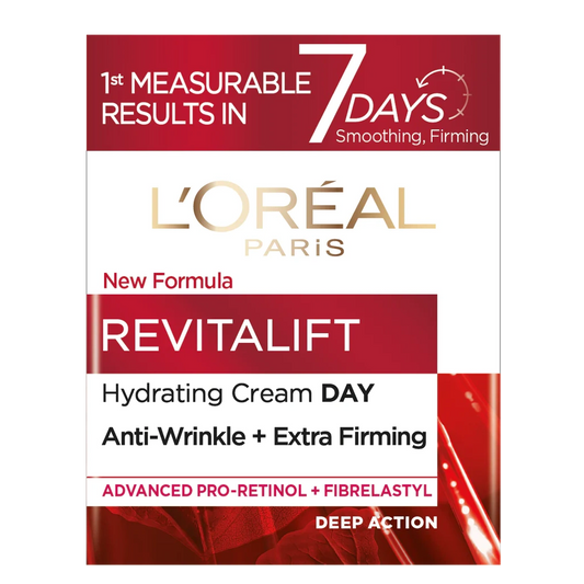 L'Oreal Paris Revitalift Moisturizing Cream Day Anti-wrinklecream +Enhanced Elasticity Day Cream - Medaid - Lebanon