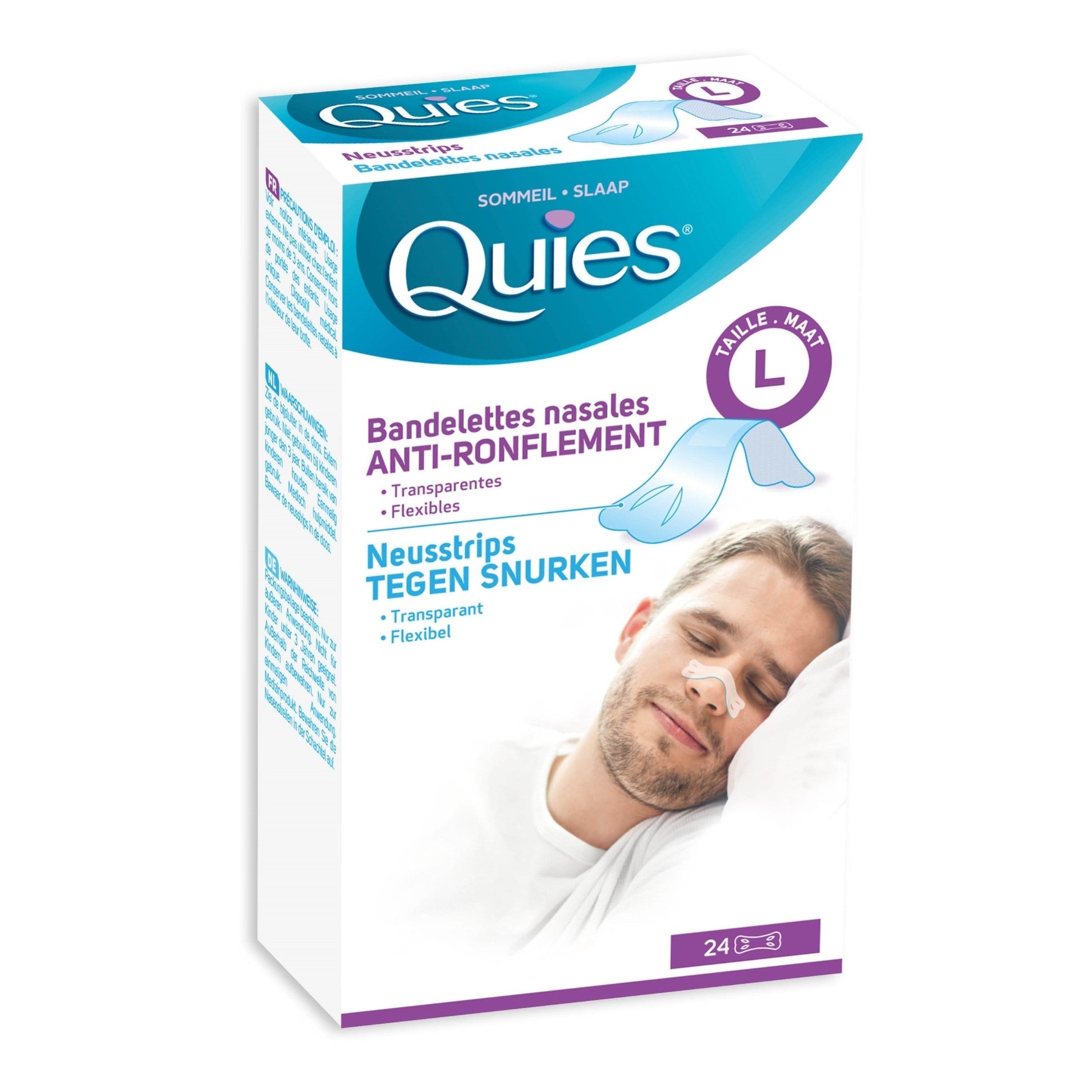 Quies Anti-Snoring Strips - Medaid