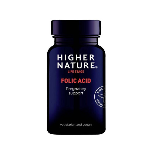 Higher Nature Folic Acid Pregnancy Support 90 Tablets - Medaid