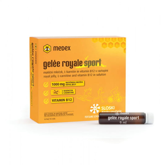 Medex Gelee Royale Sport 10 bottles - 9ML - Medaid