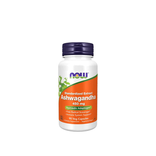 Now Foods Ashwaghanda Extract 450 mg 90 Veg Capsules - Medaid