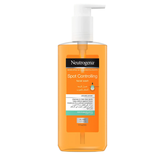 -20% Neutrogena spot controlling oil free facial wash 200ml - Medaid