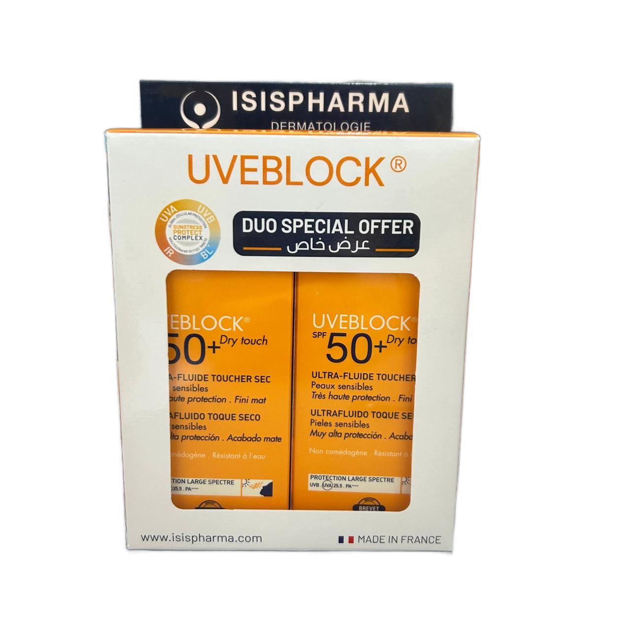 UVEBlock Dry Touch SPF50+ Duo - Medaid International