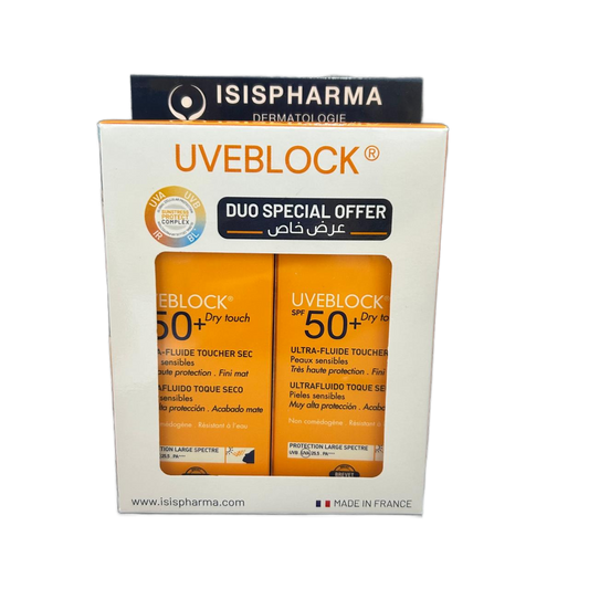 UVEBlock Dry Touch SPF50+ Duo - Medaid International