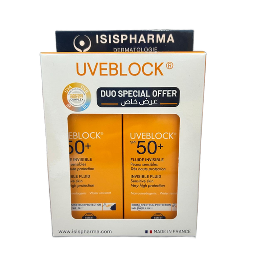 UVEBlock Invisible Fluid SPF50+ Duo - Medaid International