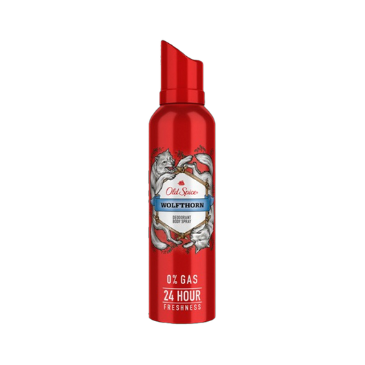 Old Spice Wolfthorn Spray Deodorant For Him - 140ml - Medaid