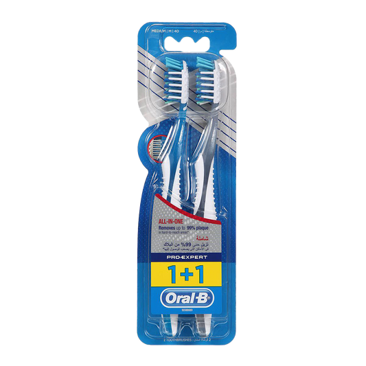 Oral-B Pro Expert Medium Toothbrush - 2 Pcs - Medaid
