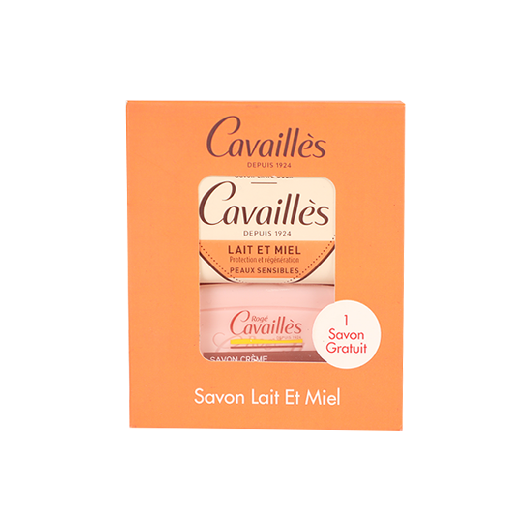 Rogé Cavaillès Savon Surgras Extra Doux Lait & Miel 150g + Soap Free - Medaid