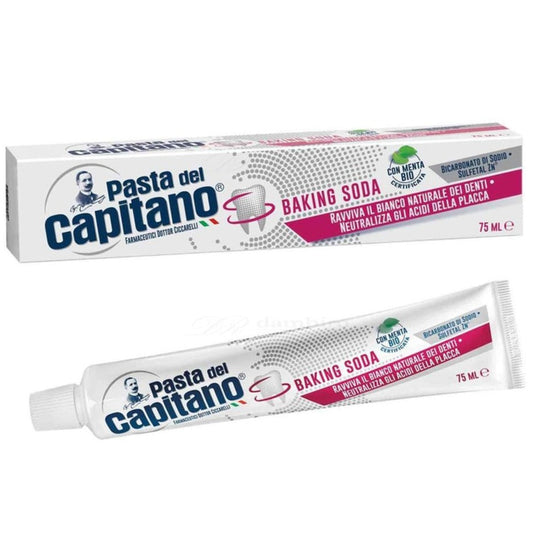 Pasta Del Capitano Baking Soda Toothpaste 75ML - Medaid
