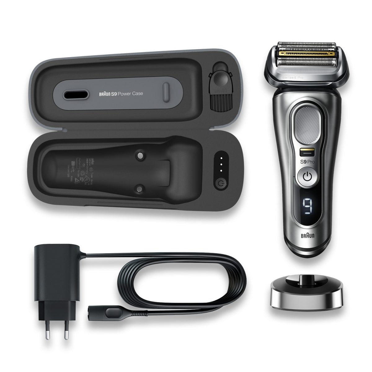 Series 9 Pro Wet & Dry Shaver with Power Case and Charging Stand - Medaid