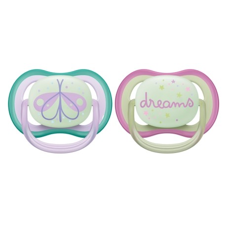 Philips Pacifier Ultra Air Night 0-6 Months - Medaid International