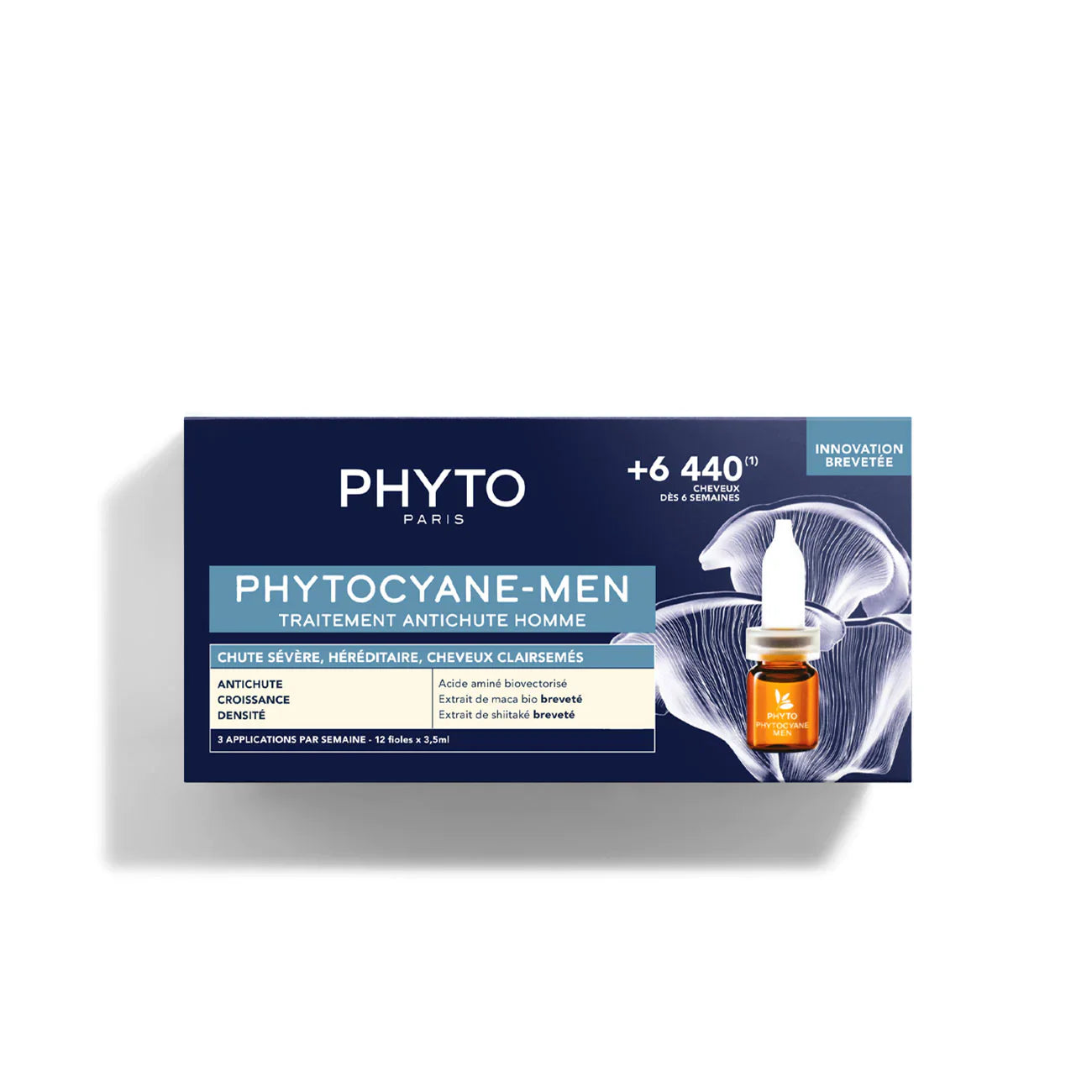 Phyto Phytocyane Anti-Hair Loss Treatment for Men, 12amps x 3.5ml - Medaid