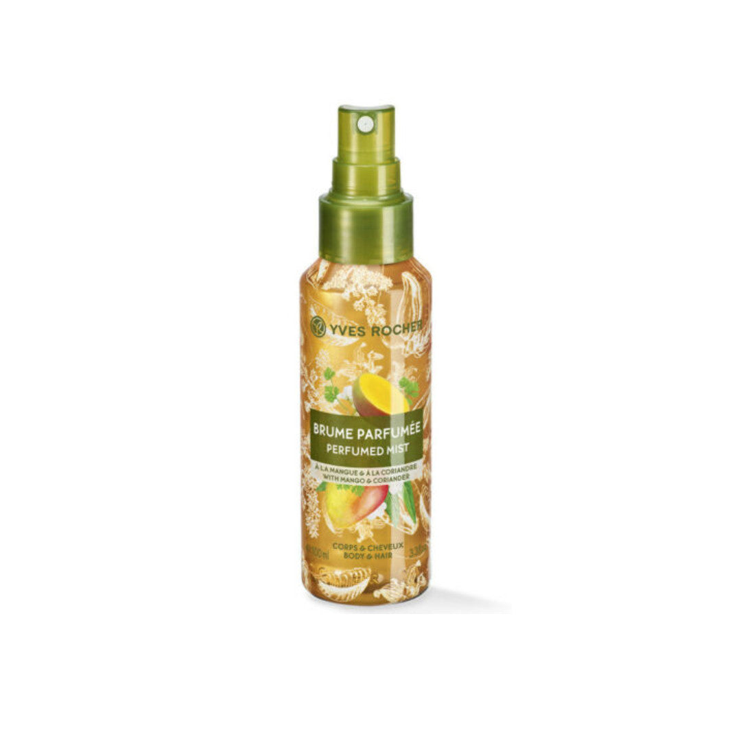 Yves Rocher Perfumed Body & Hair Mist Mango Corriander - Medaid