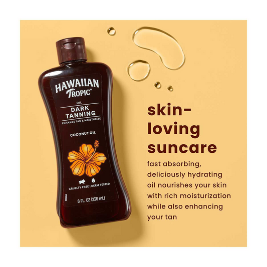 Hawaiian Tropic Dark tanning oil - 236 ml - Medaid