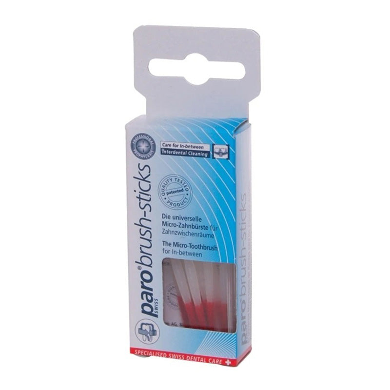 Paro 1061 Brush Sticks Cvrd W/ Velvty Flckng 10pcs - Medaid