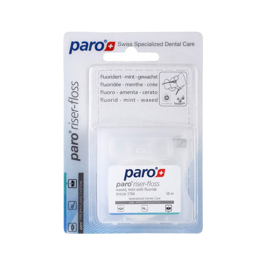 Paro 1764 Riser Floss Mint Waxed Flouride 50m - Medaid